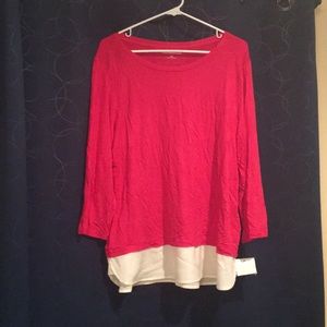 XL Pink shirt Croft & Barrow